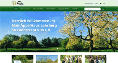Desktop Screenshot of mainaeppelhauslohrberg.de
