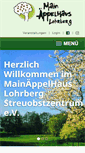 Mobile Screenshot of mainaeppelhauslohrberg.de