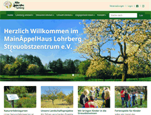 Tablet Screenshot of mainaeppelhauslohrberg.de
